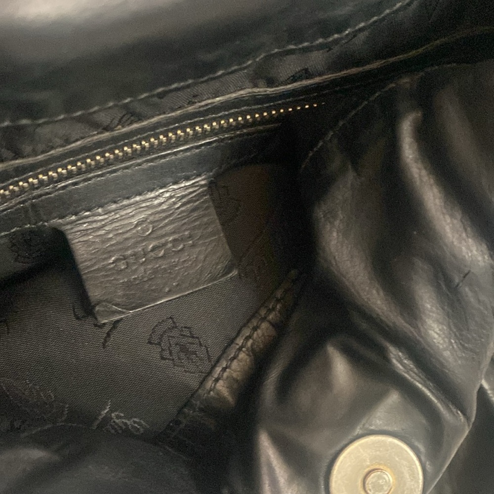 Gucci Leather Black and Red Designer Women's Bag - Picture 7 of 10